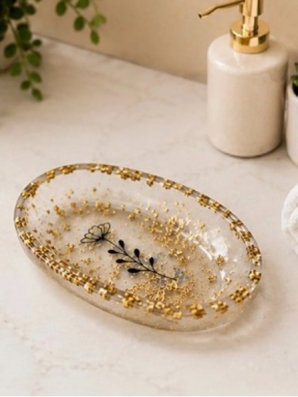 Handmade elegant clear